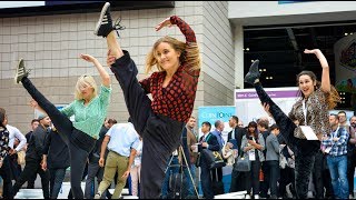 HUGE Flash Mob Shocks Tradeshow Visitors [upl. by Riley103]