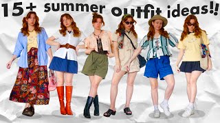 15 SUMMER OUTFIT IDEAS  unique but wearable summer outfits [upl. by Madson]