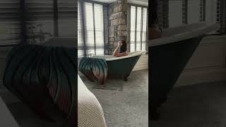 Mermaid Bath • PAST LIVES mermaid h2o thelittlemermaid pastlives bathtub splash mermaidhair [upl. by Elstan54]