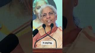 Rethinking Welfare Delivery  Smt Nirmala Sitharaman  indianeconomy welfare [upl. by Anerat]