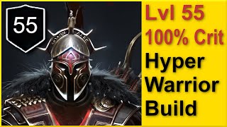 Assassins Creed Odyssey  LVL 55 Hyper Warrior Build 2020  100 Crit Chance  3 Million Damage [upl. by Brosine774]