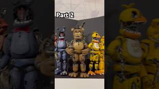 Showcase of my custom fnaf 2 figures Heavily inspired by bigbossproductions5283 fnaf fnaf2 [upl. by Anitnahs]