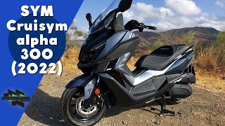 Sym Cruisym alpha 300 2022  Test Ride Review Walkaround 0 to 100 kph  VLOG 357 [upl. by Woodson]