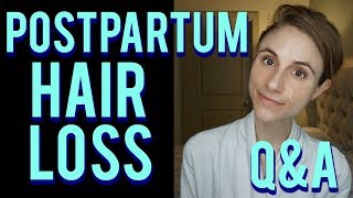 Postpartum hair loss QampA with a dermatologist hair care tips 👶🍼💇 [upl. by Salta957]