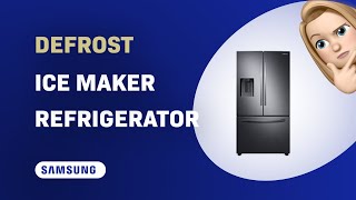 How to Defrost Your Samsung RF27T5201SG Ice Maker [upl. by Morena895]