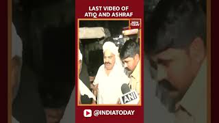 Last Video Of Atiq Ahmed The Moment When Gangster Atiq His Brother Ashraf Were Killed  WATCH [upl. by Aenel482]