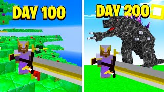 I Survived 200 Days in Minecraft Crazy Craft Heres What Happened [upl. by Silvie492]