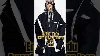 Erykah Badu Winner CFDA Fashion ICON 2024 shorts styleblogger [upl. by Ylak318]