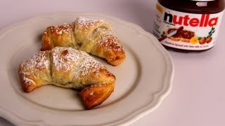 Nutella Croissants Recipe  Laura Vitale  Laura in the Kitchen Episode 328 [upl. by Shetrit]