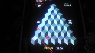 FHMC QBert Review Arcade  Gottieb Mylstar 1983  Faster Harder More Challenging Qbert [upl. by Enomes]