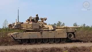 M1A2 SEPV3 Abrams Main Battle Tank LiveFire [upl. by Oilerua]