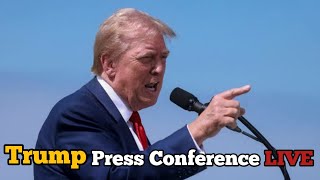 Breaking News Trump Conference in LA [upl. by Einohtna]