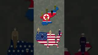 North Korea vs USA [upl. by Ahsenyt]