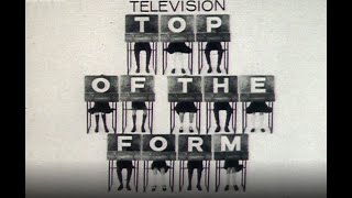 Television Top of the Form  Theme Tune  BBC TV 1960s  Marching Strings by Ray Martin [upl. by Sillig]