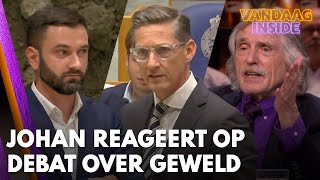 Johan reageert op Tweede Kamerdebat over geweld in Amsterdam  VANDAAG INSIDE [upl. by Ailahs]