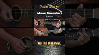 Always Somewhere  Scorpions  EASY Guitar Tutorial  Guitar Lessons guitarlessons [upl. by Yesoj526]