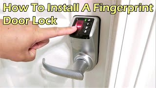 How To Install A Fingerprint Door Lock [upl. by Abby774]