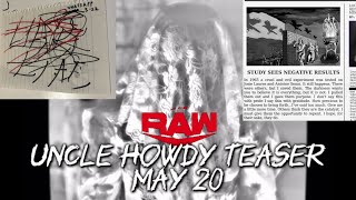 NEW Uncle Howdy QR Teasers  WWE RAW May 20 [upl. by Reywas388]