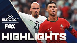 Portugal vs Slovenia Highlights  UEFA Euro 2024  Round of 16 [upl. by Tybie723]