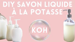 ✮ DIY ✮ TUTO Savon à la Potasse  Liquid Soap  Caly Beauty [upl. by Kirchner514]