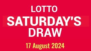 The National Lottery Lotto Live draw results from Saturday 17 August 2024  tonights [upl. by Haleemak646]