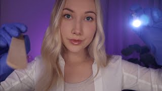 ASMR FAST Cranial Nerve Exam  Eyes Ears Reflexes amp Sensation Tests ⚡ [upl. by Yatnoj]