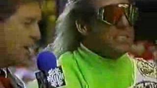 Ultimate Warrior interview at a parade [upl. by Nahtanod10]