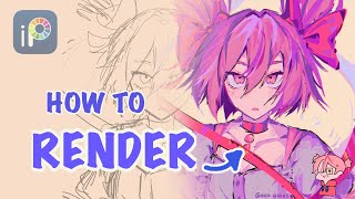 How To RENDER  Digital Art Tutorial [upl. by Veta885]