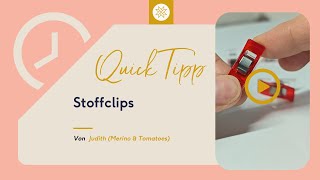 Quick Tipp Stoffclips [upl. by Cozmo]