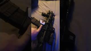 Crosman dpms sbr 45mm bb gun fully customised [upl. by Dagney]