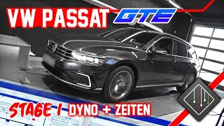 VW Passat GTE Variant 14 TSI Plugin Hybrid Stage 1  Chiptuning  Dyno  Zeiten  mcchipdkr [upl. by Parke868]