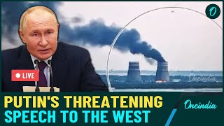 Putins Threatening Speech LIVE Russias President Announces New Rules of Nuclear Attack WATCH [upl. by Esenwahs83]