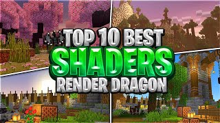 😲Top 10 MEJORES SHADERS para MINECRAFT PE 120  12062 GAMA BAJAMEDIAALTA SHADERS MINECRAFT PE [upl. by Gratiana]