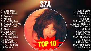 Best Songs of SZA full album 2023  Top 10 songs [upl. by Kaliski134]