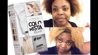 CRASH TEST  COLORISTA SUR MES CHEVEUX NAPPY 💆🏾‍♀️ [upl. by Cynthla]