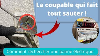 Comment localiser facilement une panne électrique  Une prise qui fait sauter linter diff [upl. by Tenney]