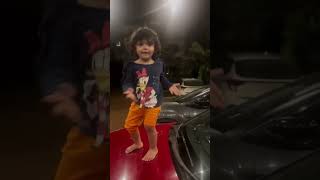 Picnic per late night Aadhya ka beautiful dance so sweet short video [upl. by Kedezihclem]