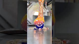 I played with glass🥂🔫ガラスで遊んでみた✂️🧤 glassblowing glass satisfying experiment process [upl. by Okkin]