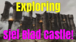 SKYRIM SPECIAL EDITION Exploring Sjel Blad Castle A massive new Player Home [upl. by Noffihc]