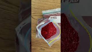 How to store Gochugaru Korean chili flakes 1 howtokeepgochugaru koreanrchilipowder [upl. by Edie]