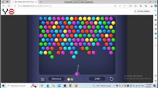 Playing Bubble Shooter HD on Y8 Games692024 [upl. by Thoer]