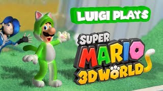 Luigi Plays SUPER LUIGI 3D WORLDDD [upl. by Eiramlehcar835]