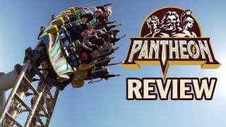 Pantheon Review  Busch Gardens Williamsburgs High Speed MultiLaunch Coaster [upl. by Fabe]