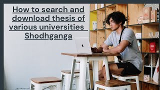 How to search and download thesis of various universities Shodhganga [upl. by Lyrahs]