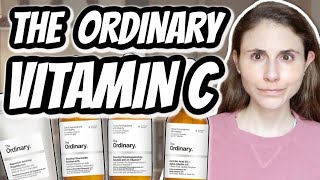 ALL THE ORDINARY VITAMIN C PRODUCTS Dermatologist Review  Dr Dray [upl. by Stanleigh372]