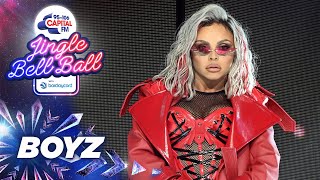 Jesy Nelson  Boyz Live at Capitals Jingle Bell Ball 2021  Capital [upl. by Elleynod701]