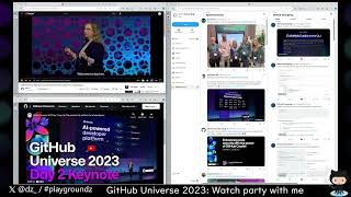 GitHub Universe 2023 Day 2 keynote Watch Party🎉 [upl. by Victoria650]