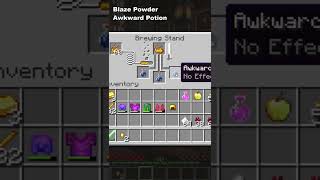 How to Brew a Strength Potion in Minecraft shorts [upl. by Erdnaet]