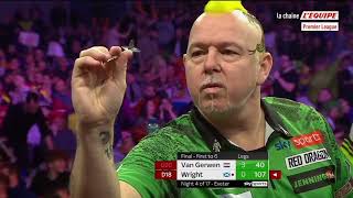 Fléchettes  Finale Premier League Darts 2022  Exeter Night 4  Van Gerwen vs Wright [upl. by Seilenna380]