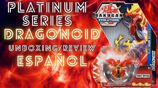 ¡Platinum Dragonoid Unboxing Bakugan Evolutions Español [upl. by Eloccin]